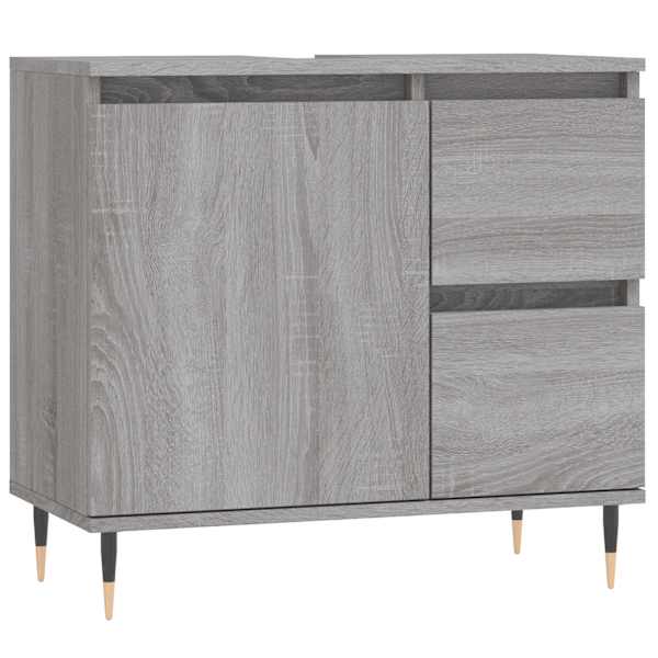 Vannitoakapp, hall Sonoma tamm, 65 × 33 × 60 cm, tehispuit