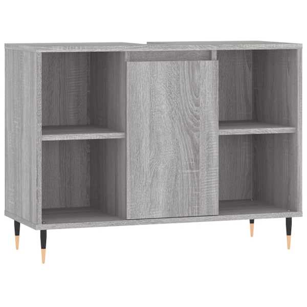 Vannitoakapp, hall Sonoma tamm, 80 × 33 × 60 cm, tehispuit