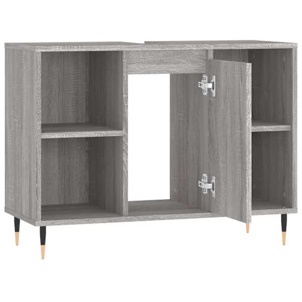 Vannitoakapp, hall Sonoma tamm, 80 × 33 × 60 cm, tehispuit