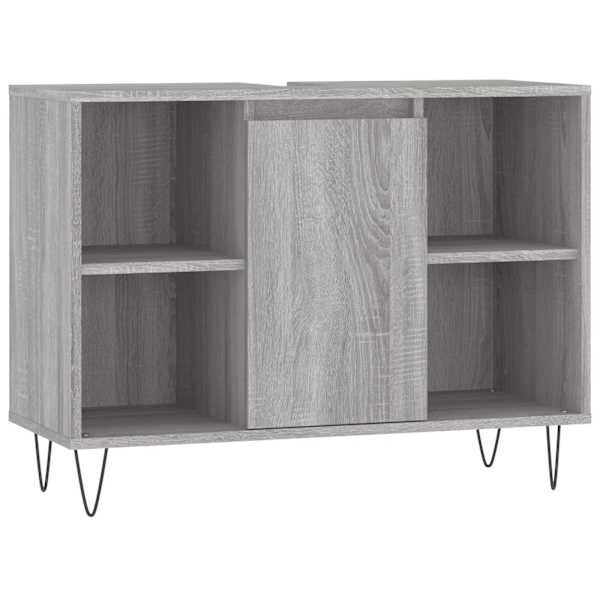 Vannitoakapp, hall Sonoma tamm, 80 × 33 × 60 cm, tehispuit