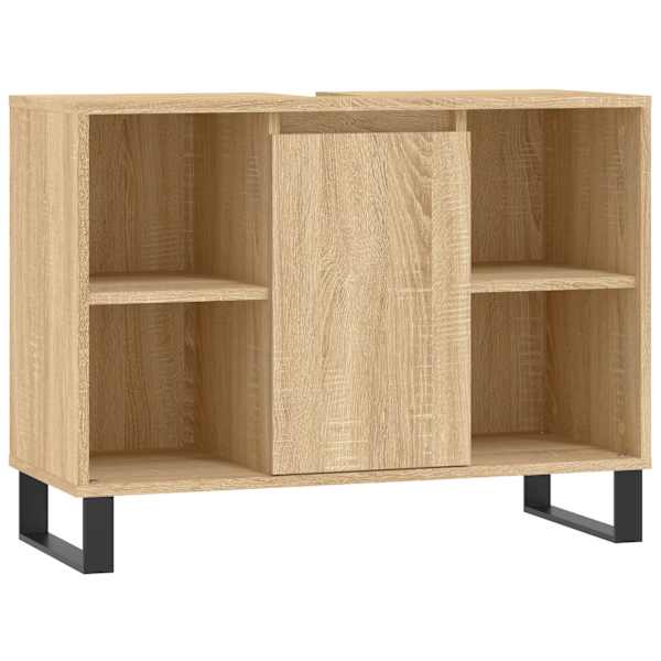 Vannitoakapp, Sonoma tamm, 80 × 33 × 60 cm, tehispuit