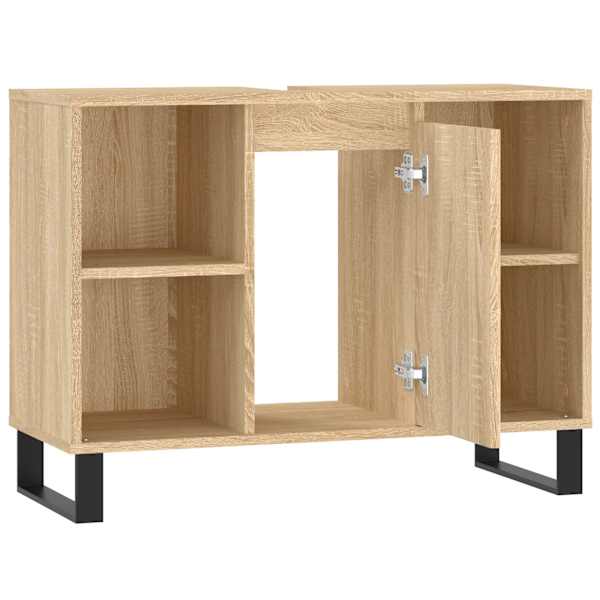 Vannitoakapp, Sonoma tamm, 80 × 33 × 60 cm, tehispuit