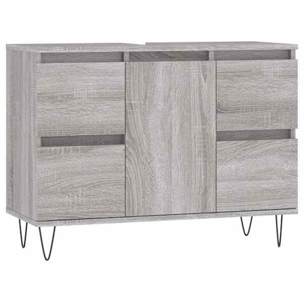 Vannitoakapp, hall Sonoma tamm, 80 × 33 × 60 cm, tehispuit