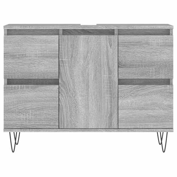 Vannitoakapp, hall Sonoma tamm, 80 × 33 × 60 cm, tehispuit