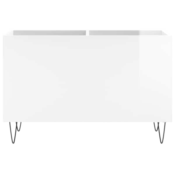 Plaadikapp, kõrgläikega valge, 74,5 × 38 × 48 cm, tehispuit