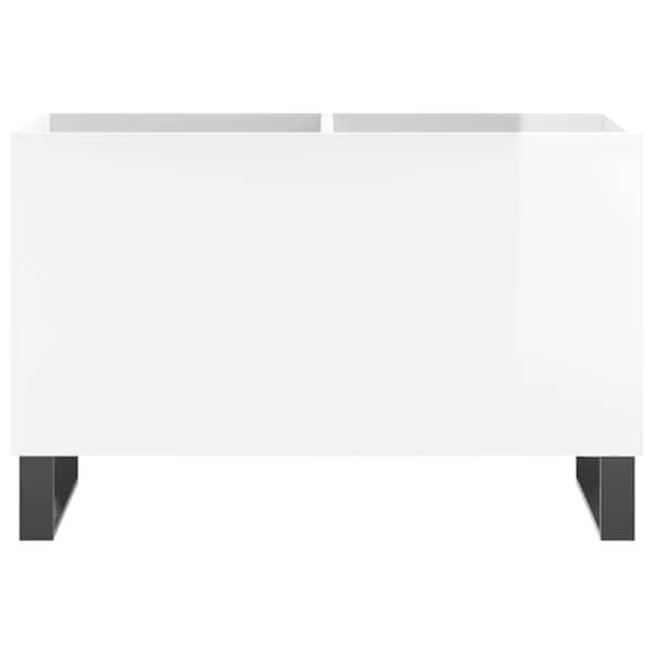 Plaadikapp, kõrgläikega valge, 74,5 × 38 × 48 cm, tehispuit