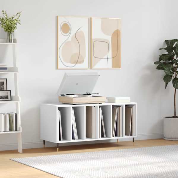 Plaadikapp, valge, 100 × 38 × 48 cm, tehispuit