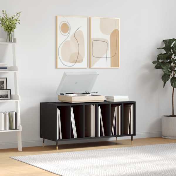 Plaadikapp, must, 100 × 38 × 48 cm, tehispuit