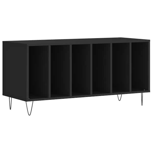Plaadikapp, must, 100 × 38 × 48 cm, tehispuit