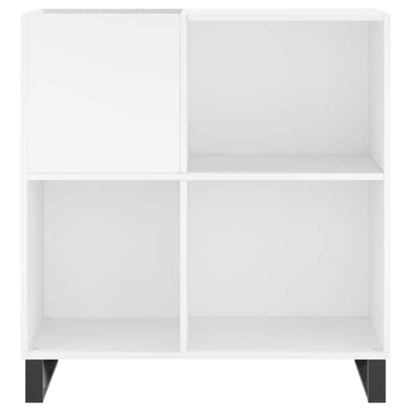 Plaadikapp, valge, 84,5 × 38 × 89 cm, tehispuit