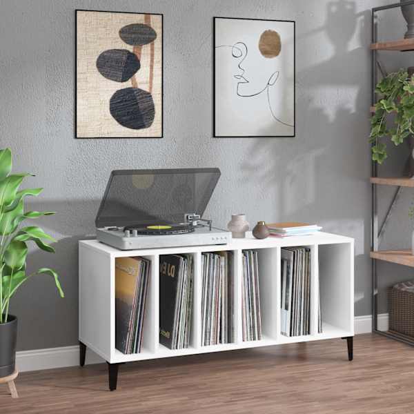 Plaadikapp, valge, 100 × 38 × 48 cm, tehispuit
