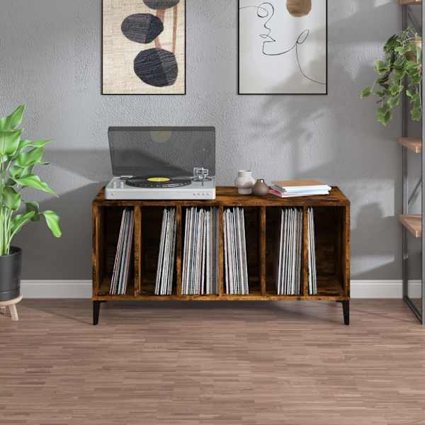 Plaadikapp, suitsutatud tamm, 100 × 38 × 48 cm, tehispuit