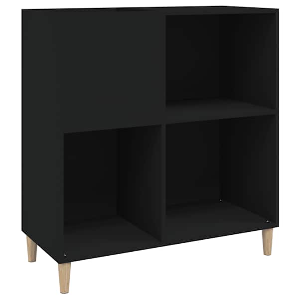 Plaadikapp, must, 84,5 × 38 × 89 cm, tehispuit
