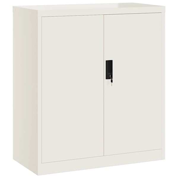Dokumendikapp, valge, 79 × 40 × 90 cm, teras