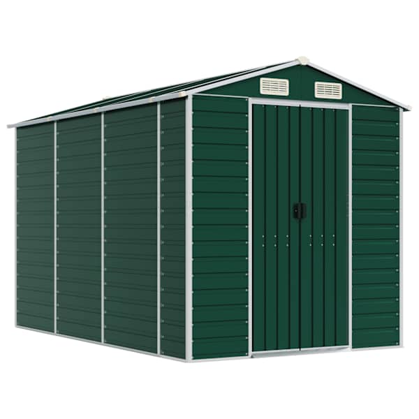 Metallist aiakuur 191 × 300 × 198 cm – roheline