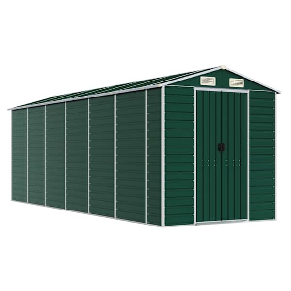 Metallist aiakuur 191 × 555 × 198 cm – roheline