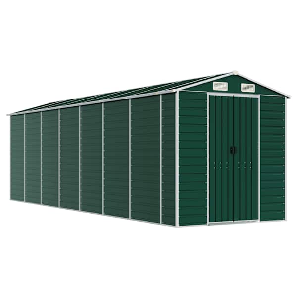 Metallist aiakuur 191 × 640 × 198 cm – roheline