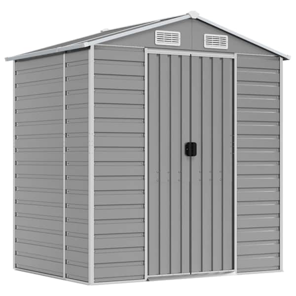 Metallist aiakuur 191 × 130 × 198 cm – helehall
