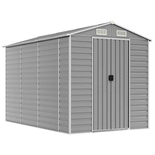 Metallist aiakuur 191 × 300 × 198 cm – helehall