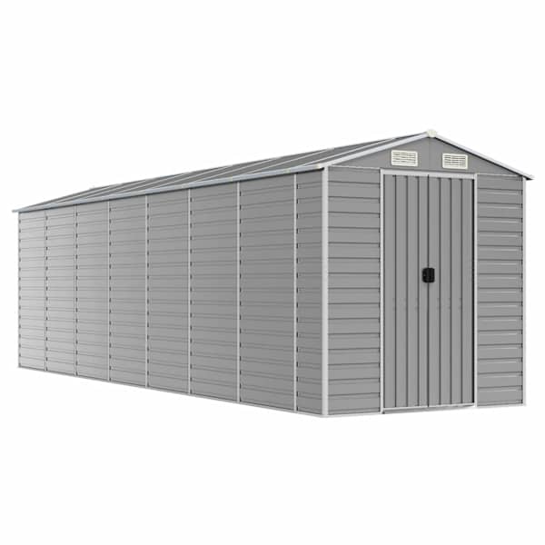 Metallist aiakuur 191 × 640 × 198 cm – helehall