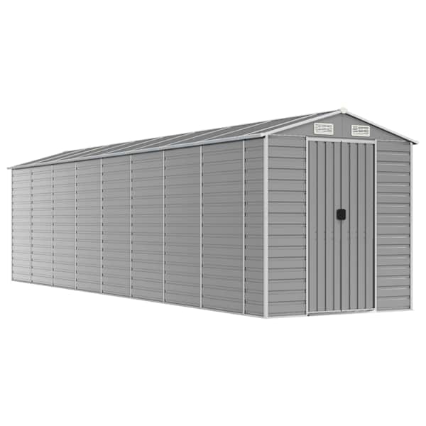 Metallist aiakuur 191 × 810 × 198 cm – helehall