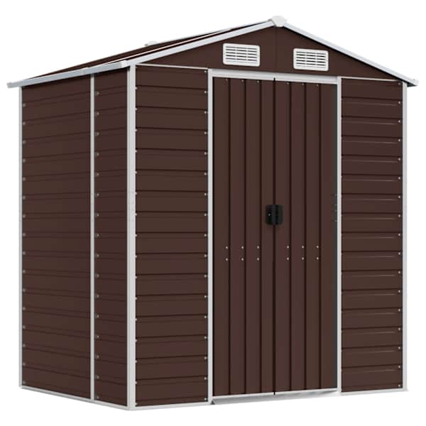 Metallist aiakuur 191 × 130 × 198 cm – pruun