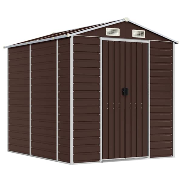 Metallist aiakuur 191 × 215 × 198 cm – pruun