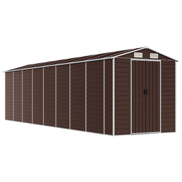 Metallist aiakuur 191 × 725 × 198 cm – pruun