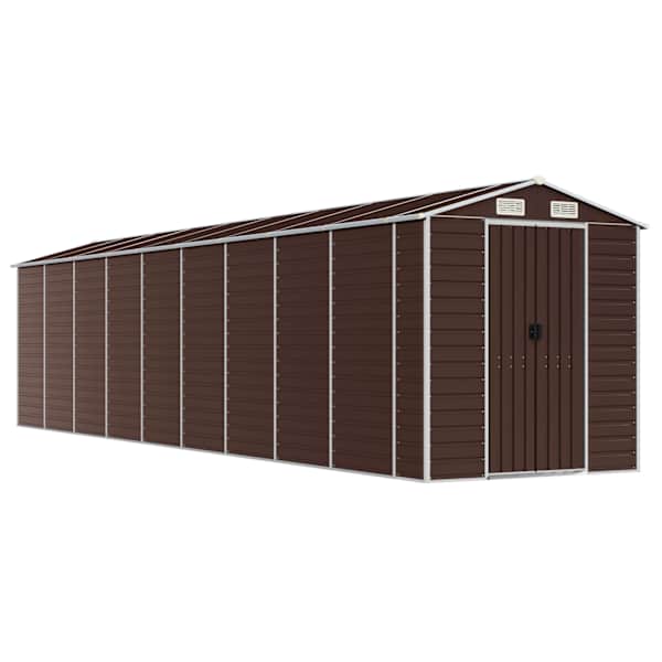 Metallist aiakuur 191 × 810 × 198 cm – pruun