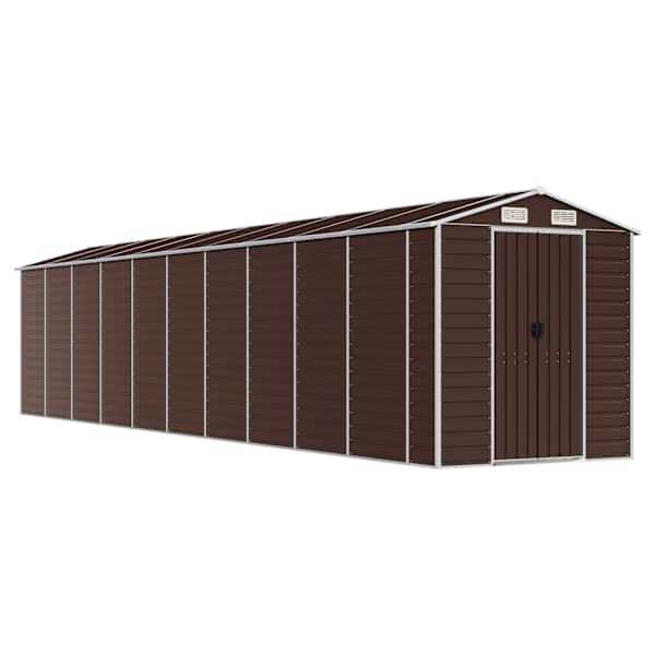 Metallist aiakuur 191 × 895 × 198 cm – pruun