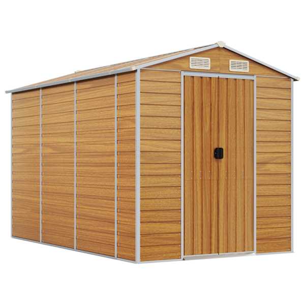 Metallist aiakuur 191 × 300 × 198 cm – helepruun