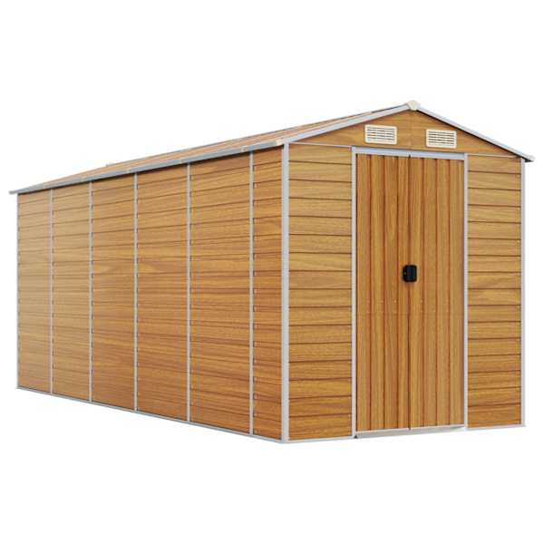 Metallist aiakuur 191 × 470 × 198 cm – helepruun