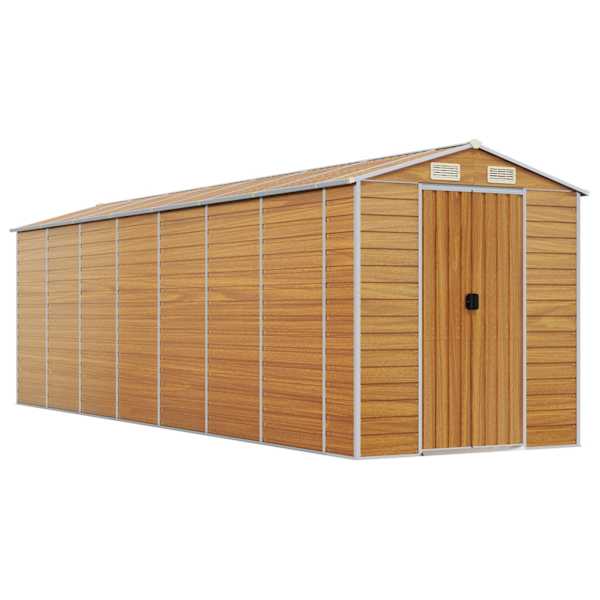 Metallist aiakuur 191 × 640 × 198 cm – helepruun