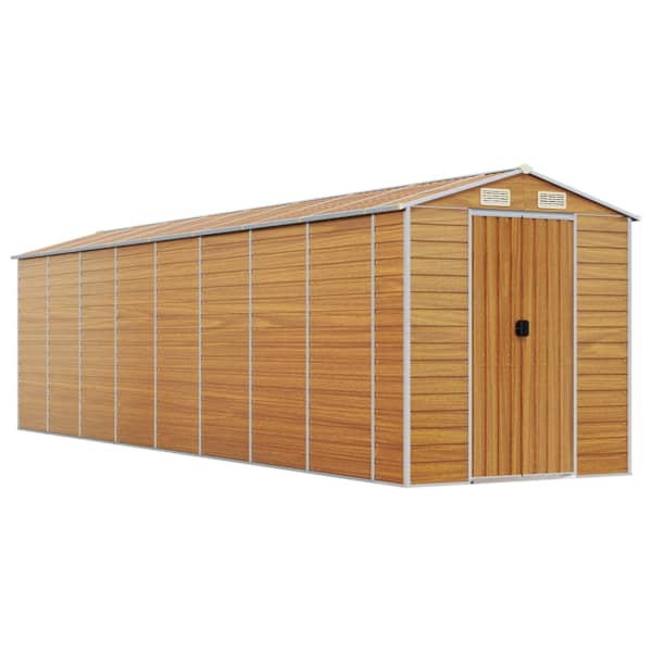 Metallist aiakuur 191 × 725 × 198 cm – helepruun