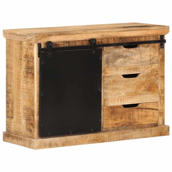 Puhvetkapp, 80 × 30 × 55 cm, töötlemata mangopuit