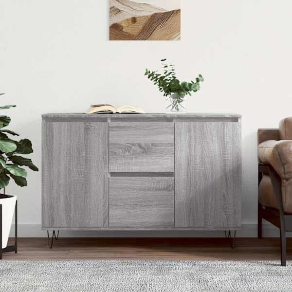 Puhvetkapp, hall Sonoma tamm, 101,5 × 35 × 70 cm, tehispuit