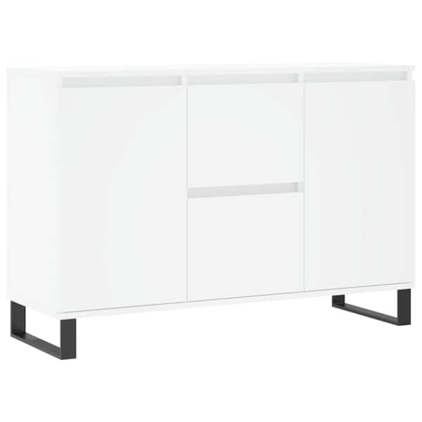 Puhvetkapp, valge, 101,5 × 35 × 70 cm, tehispuit
