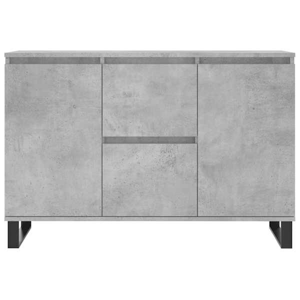 Puhvetkapp, betoonhall, 101,5 × 35 × 70 cm, tehispuit