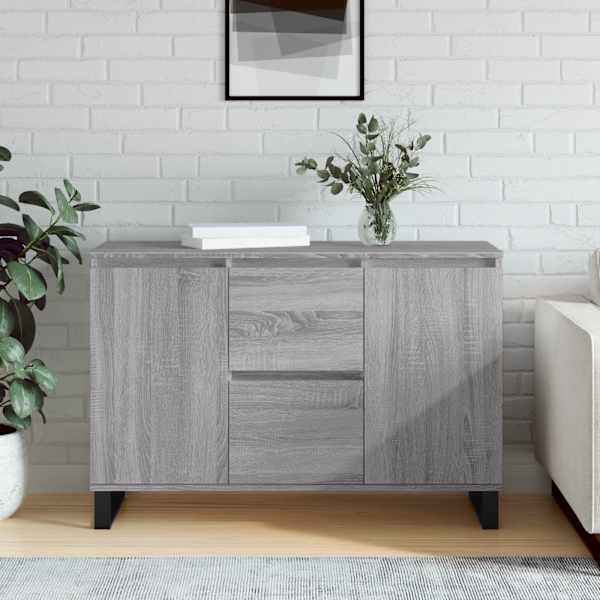 Puhvetkapp, hall Sonoma tamm, 101,5 × 35 × 70 cm, tehispuit