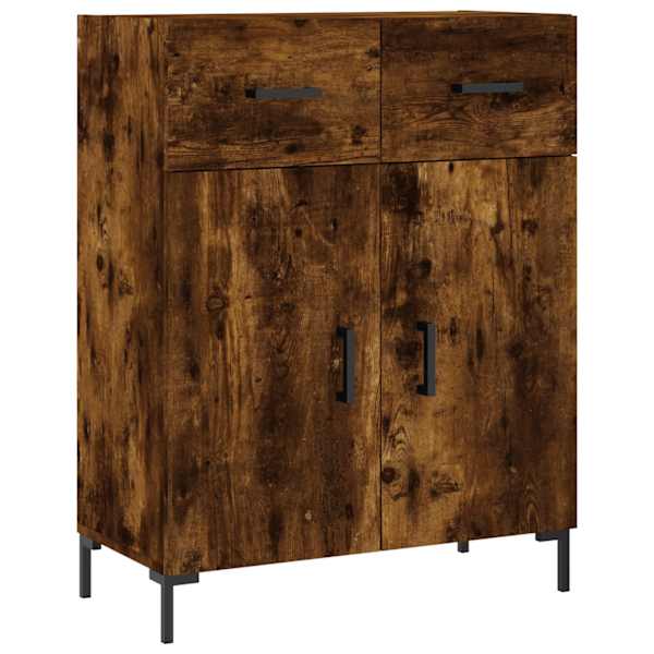 Puhvetkapp, suitsutatud tamm, 69,5 × 34 × 90 cm, tehispuit