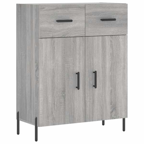 Puhvetkapp, hall, Sonoma tamm, 69,5 × 34 × 90 cm, tehispuit