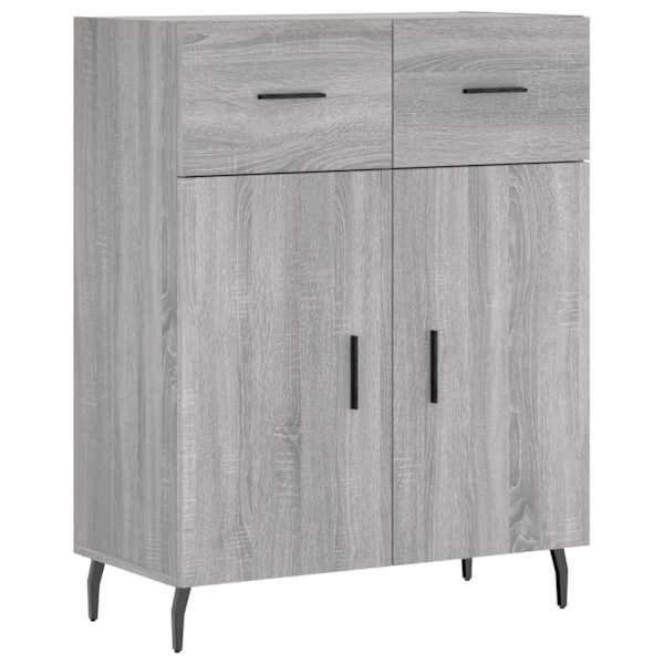 Puhvetkapp, hall, Sonoma tamm, 69,5 × 34 × 90 cm, tehispuit