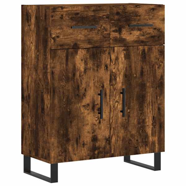 Puhvetkapp, suitsutatud tamm, 69,5 × 34 × 90 cm, tehispuit