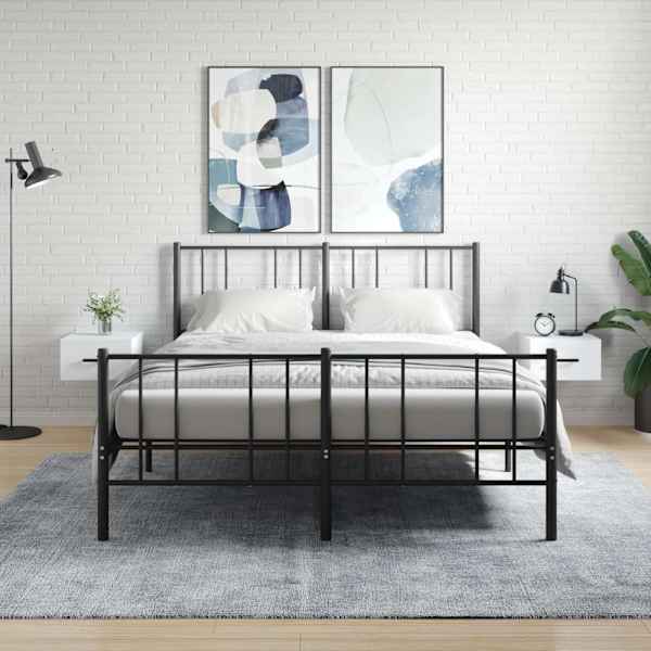 Seinale kinnitatavad öökapid, valge, 35 × 35 × 20 cm