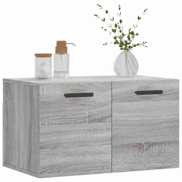Telerikapp, hall Sonoma tamm, 60 × 36,5 × 35 cm, tehispuit