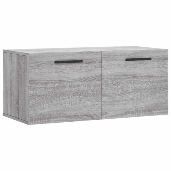 Telerikapp, hall Sonoma tamm, 80 × 36,5 × 35 cm, tehispuit