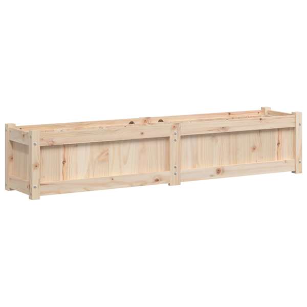 Taimekast 150 × 31 × 31 cm, männipuit (töötlemata) – naturaalne männipuit