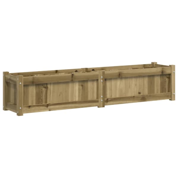 Taimekast 150 × 31 × 31 cm, survetöötlusega immutatud männipuit – immutatud puidu tooni