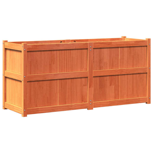 Taimekast 150 × 50 × 70 cm, täismännipuit – pruun
