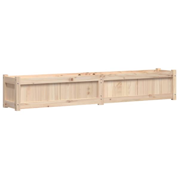 Taimekast 180 × 31 × 31 cm, männipuit (töötlemata) – naturaalne männipuit